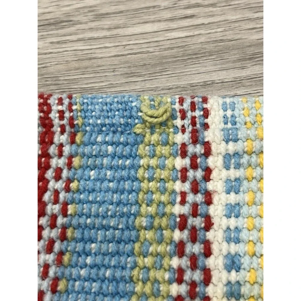 Set Of 2 Pioneer Woman Placemats CLASSIC CHUNKY STRIPE Multicolor 12”X17 1/2”